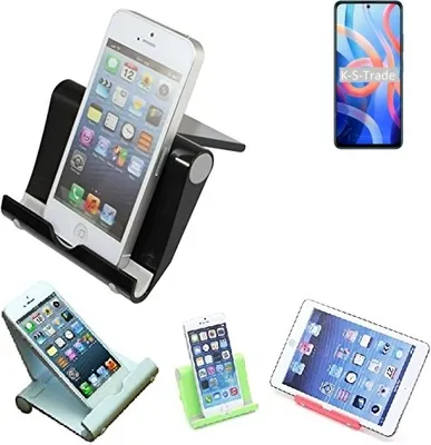 Produktbild von K-S-Trade Handy-Ständer kompatibel mit Xiaomi Redmi Note 11 faltbarer Tischständer Smartphone Tablet Halterung Reise