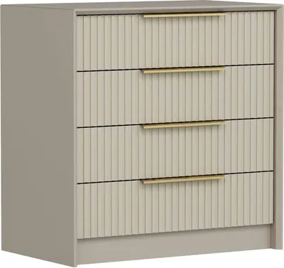 Immagine prodotto di Fanoos - Cassettiera, 72x45x77h cm Grigio Cemento, 7 Cassetti