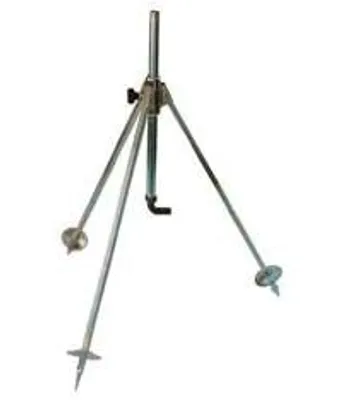 Obrázok produktu pre Nastaviteľný statívový držiak na zavlažovač – M 1", výška 75/120 cm – pre hadice s priemerom 18/25 mm