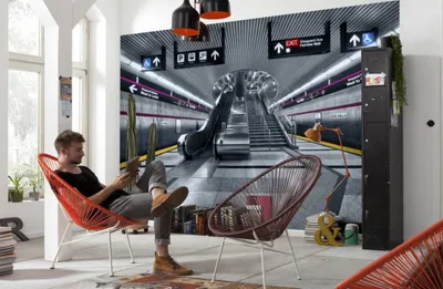 Zdjęcie produktu dla Fototapeta Komar "Metro", kolorowa, 368 x 254 cm