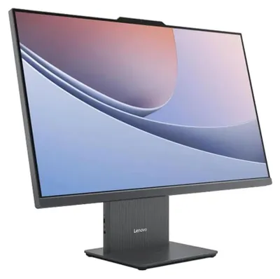 Image de Lenovo IdeaCentre AIO 27ILL11 Ultra 5 226 V, écran 27 pouces FHD IPS, luminosité 300 nits, traitement anti-reflet, 16 Go de mémoire LPDDR5X-8533, SSD 512 Go, carte graphique Intel Arc Graphics 130, webcam 5.0 MP, sans système d'exploitation, couleur gris Luna