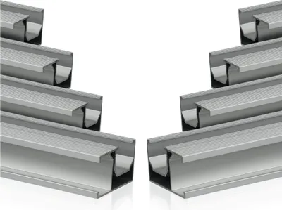 Produktbild von Zelsius Universal Aluminium Montageschiene 150 cm für Solarmodule, Befestigungsschiene, 8 Stück