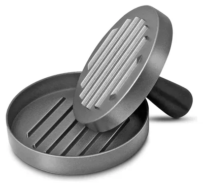 Produktbild von Burger Patty Maker Form, Antihaft-Hamburgerpresse, Aluguss-Hamburgerpresse, Burger Pattie Presse Hamburgerpresse aus Aluminium Rindfleisch Burger Maker Küchenwerkzeuge für Fleisch-Pattys