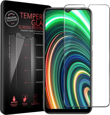 Immagine prodotto di 2x pellicola protettiva per Realme C25Y / C21-Y telefono cellulare blindato protezione dello schermo di vetro