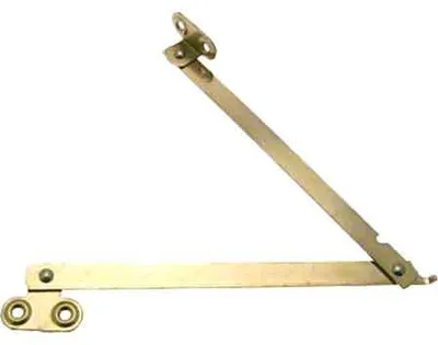 Image de TIGE ARTICULÉE AVEC ARRÊT 25 cm - Droite/Gauche - Nickelée
