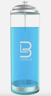Zdjęcie produktu dla L3VEL3 - Akrylowy pojemnik do dezynfekcji narzędzi 1000 ml