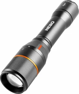 Zdjęcie produktu dla NEBO Davinci 1500, Latarka ręczna, Stal nierdzewna, Aluminium, 1 m, IP67, LED