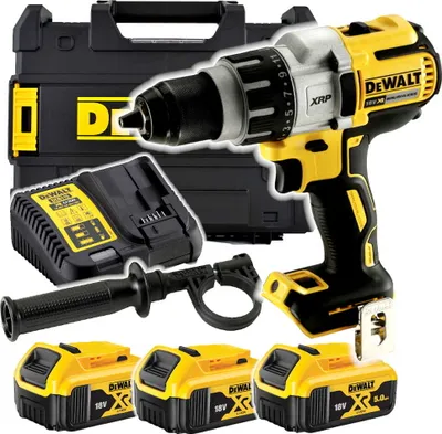 Produktbild von Dewalt 18V 95/66Nm 3-Gang Bohrhammer/Schrauber 3 X 5.0Ah Tstak Koffer Dcd996P2