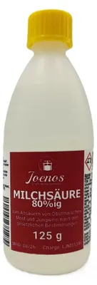 Produktbild von Joenos Milchsäure 80% -  zum Ansäuern von Most und Wein 100 ml