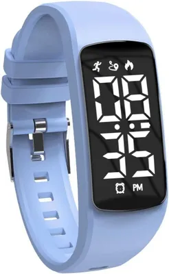Produktbild von Multifunktionale uhr mit Schrittzähler Vibrationsalarm Wasserabweisend USB Aufladung Perfekt für Schule Sport und Alltag ohne App oder Handyverbindung