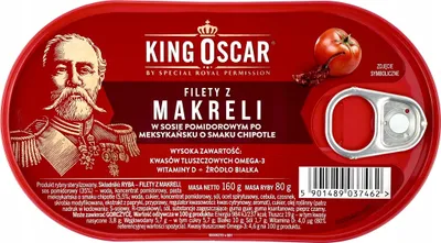 Obrázek produktu pro Makrelový filet s chipotle omáčkou 160 g