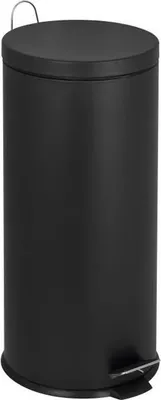 Image de Poubelle de Cuisine à Pédale, 30L, Acier Noir, Gamme URBAN