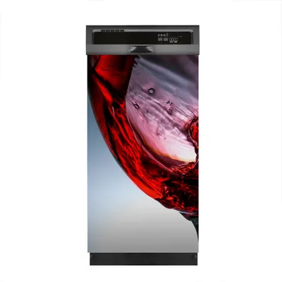 Produktbild von Aufkleber sticker 45x80 cm Dekorative folie Spülmaschine - Wein wird eingeschenkt