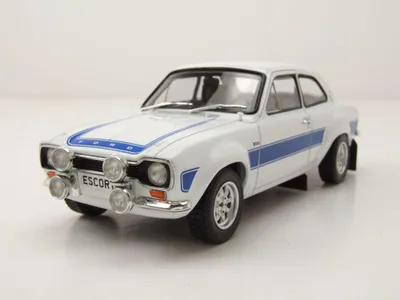 Produktbild von Whitebox 124250 Ford Escort MK I RS 2000 1973 weiß blau 1:24