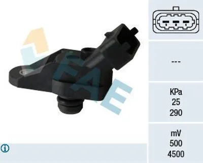 Produktbild von FAE 15053 Ladedrucksensor für OPEL Astra G CC (T98) Saugrohr