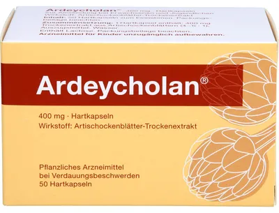Zdjęcie produktu dla Kapsułki Ardeycholan na niestrawność, 50 kapsułek