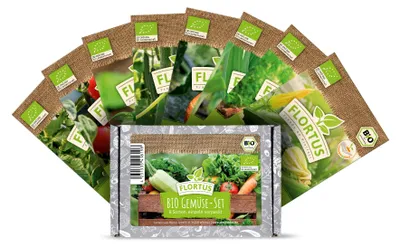 Produktbild von Gemüse-Set (8 Sorten) | Gemüsesamen-Sets von FLORTUS