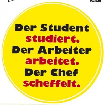 Produktbild von PVC Aufkleber Fun Auto-Applikation Spass-Motive und Sprüche - Der Student... - 303170 - Gr. ca. 10 cm