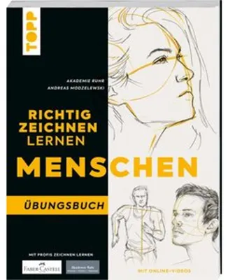 Zdjęcie produktu dla Richtig Zeichnen lernen Menschen. Übungsbuch