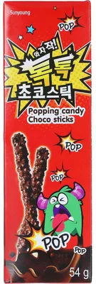 Obrázek produktu pro Paluszki w czekoladzie strzelającej Choco Sticks 54 g