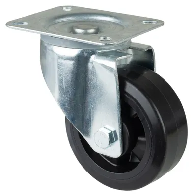 Produktbild von BS Rollen Transportrolle LSS400.B60.125 Lenkrolle Elastikgummi Ø 125mm Tragkraft 300kg