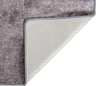 Produktbild von vidaXL Teppich Waschbar Grau 160x230 cm