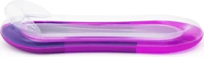 Imagen del producto de Colchón hinchable Bestway 43103 Lounge, 160 x 84 cm, con 2 cámaras de aire, reposacabezas cómodo y base de malla resistente. Color morado