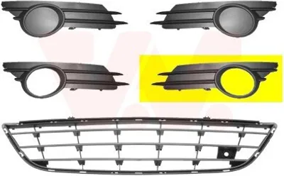 Produktbild von VAN WEZEL Lüftungsgitter Grill Stoßfänger für OPEL Corsa D Schrägheck (S07) mit Loch/Löchern für Nebellampen