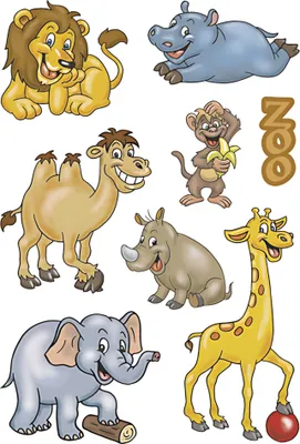 Produktbild von HERMA 3334 10x Sticker DECOR Zootiere