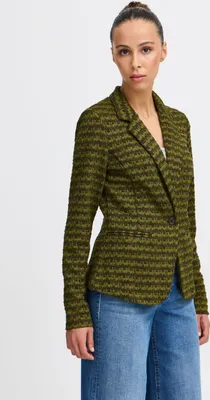 Produktbild von Ichi IHKate Damen Blazer Jackenblazer Anzugsblazer mit Reverskragen 1-Knopf-Form Regular fit