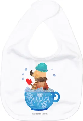 Produktbild von Mr. & Mrs. Panda Lätzchen Nachtfalter Schaumbad - Weiß - Geschenk, Zeitmanagement, Badezimmer, Kinderlätzchen, Schlabberlatz, Lustige Sprüche, Sabber, Für Babys, WC
