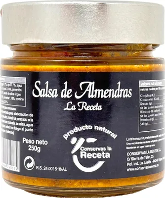 Produktbild von Conservas La Receta Salsa de Almendras – Spanische Mandelsauce für Gourmets