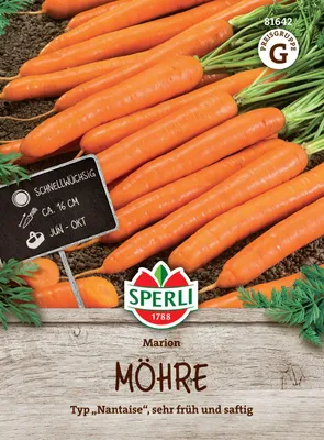 Produktbild von SPERLI Möhrensamen Marion F1 Daucus carota 4-5 lfd. Meter