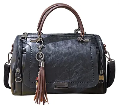 Imagen del producto de Bolso bandolera elegante, fabricado en cuero sintético suave