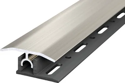 Produktbild von Übergangsprofil Aluminium Edelstahl gebürstet eloxiert 10x34x2700 mm
