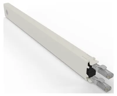 Produktbild von PATCHBOX .one / Cassette / 8RU / UTP / Grey, 0,8 m, Cat6a, U/UTP (UTP), RJ-45, RJ-45, Grau