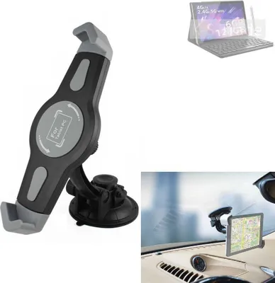 Produktbild von K-S-Trade Scheiben-Halterung für Tablets kompatibel mit Xgody P60 Pro KFZ Tablet Saugnapf Auto Halterung Windschutzscheibe Holder Halter