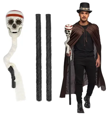 Produktbild von Halloween Voodoo Stab Skull | 150 cm