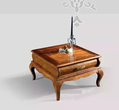 Image de Table basse classique de salon Tiroir Meuble en bois Style Design Nouveau