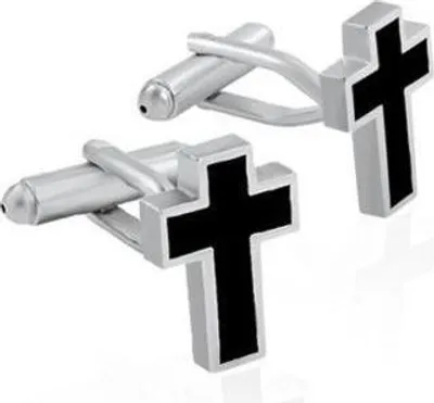 Produktbild von Manschettenknöpfe mit christlichem Kreuz