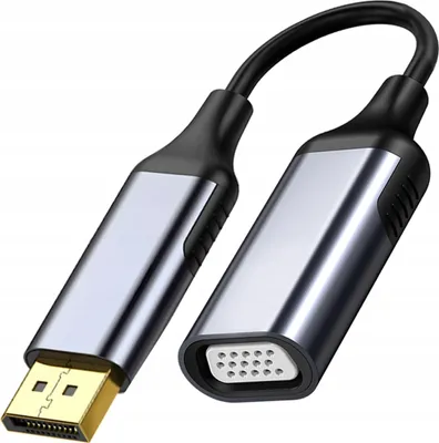 Produktbild von Co2 Displayport Zu Vga Adapter Kabel Konverter Full Hd 60Hz