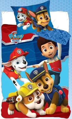 Produktbild von Paw Patrol Ryder - Baumwoll-Bettwäsche - Set 100x135 40x60cmBunt