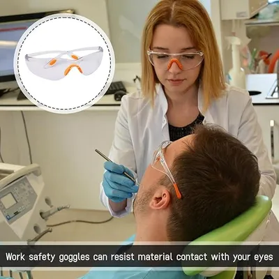 Produktbild von Sicherheitsbrille 12er-Pack | Universalbrille für Schweißen, Labor, Klinik & Heimwerken | Winddicht & Stoßfest