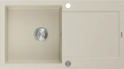 Obrázok produktu pre Mexen Leo granitový jednokomorový drez s odkvapkávačom 900 x 500 mm, béžová - 6501901010-69