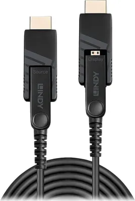 Produktbild von LINDY Micro-HDMI Fibre Optic Hybrid 18G Kabel 20m