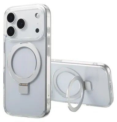 Imagen del producto de Funda con anillo y soporte con MagSafe para Apple iPhone 17 Pro - Transparente