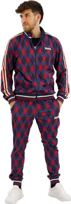 Obrázok produktu pre Pánske tepláky slim fit REDFORD Navy/Red/Ecru M Lonsdale