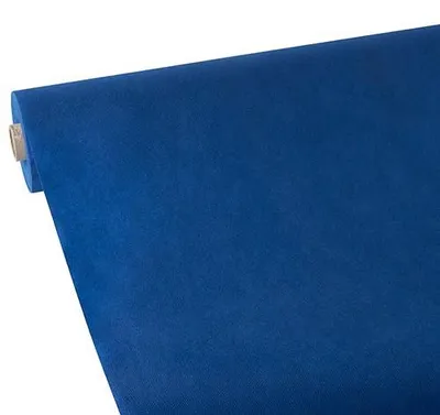 Produktbild von Papstar Tischdecke, stoffähnlich, Vlies "soft selection" 25 m x 1,18 m dunkelblau, 4 x 1 Rolle
