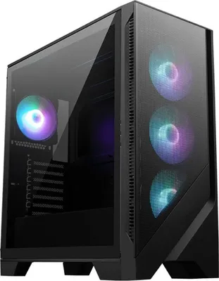 Immagine prodotto di MSI MAG FORGE 321R AIRFLOW Custodia per computer Midi Tower nera, trasparente