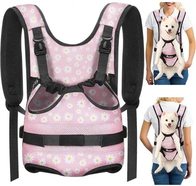 Produktbild von Famanu Rucksack Haustierträger – Verstellbarer Tragekomfort für kleine bis mittelgroße Hunde und Katzen